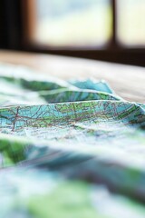 Naklejka premium Charting detailed navigation maps