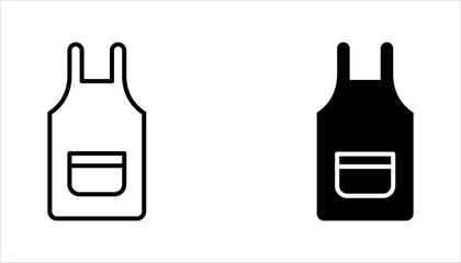 Obraz premium Apron icon set. Premium quality isolated element in trendy style. vector illustration on white background