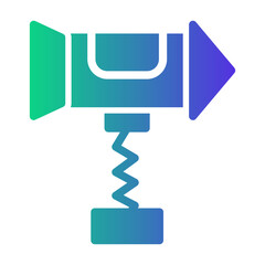 space ship Gradient icon