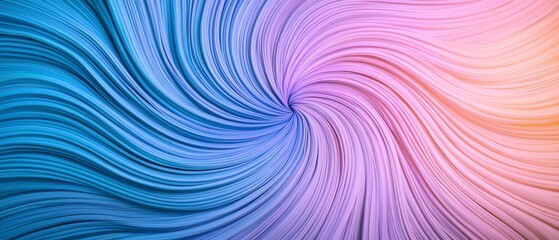 Obraz premium Abstract Swirling Colorful Lines Pastel Gradient Background Dynamic Texture