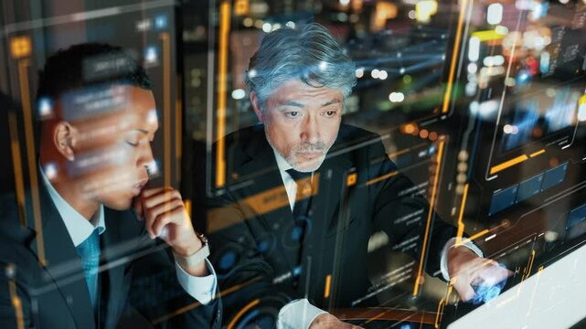 business, interface, system, software, screen, giu, hud, hologram, vr, virtual reality, dx, digital, three-dimensional image, conference, meeting, engineer, programmer, data, ai, cloud, programming, c