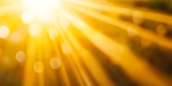 Radiant sun rays bursting forth from the horizon casting a warm golden glow across the sky  This captivating image evokes a sense of tranquility and spiritual upliftment