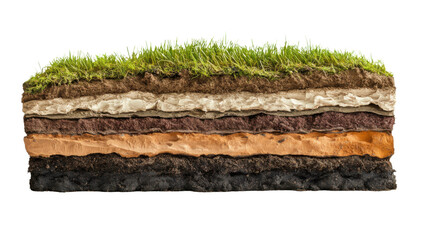 Soil and land layers transparent background