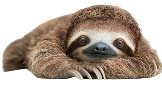 A Beautiful Sloty Slot Laying on the Ground Surrounded by Natural Elements in a Peaceful and Serene Outdoor Setting isolated on a white background