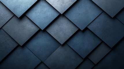 Abstract blue square pattern texture background.