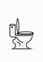 Effective Wayfinding Icons: Contemporary Bathroom Pictograms with Flat Black Designs, Perfect for Universal Restroom Signage