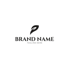 Letter V and Pen tool logo, unique logo, black and white logo, premium elegant logo vector