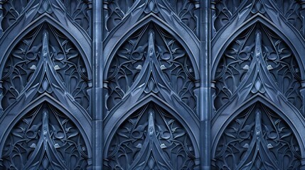gothic cathedral seamless pattern wallpaper
