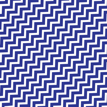  simple blue colour daigonal zig zac line pattern.
