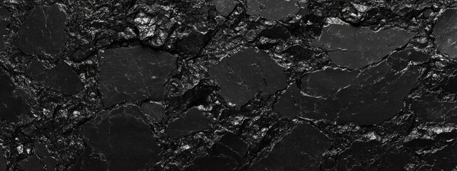 Fototapeta premium Dark grey stone texture background.