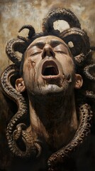 The Anguish of the Kraken's Embrace: A Surreal Masterpiece