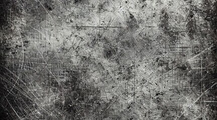 Rugged Elegance - Textured Metal Surface with Scratches and Stains. Generative AI