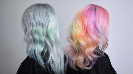 Pastel Rainbow Hair: Trendy Hairstyles for Women