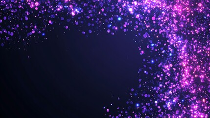 Obraz premium Purple and Pink Glitter Sparkle Background