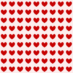 seamless pattern with hearts