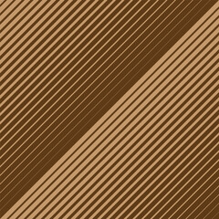 Obraz premium simple brown colour daigonal thik to thin line pattern on coffee colour background.