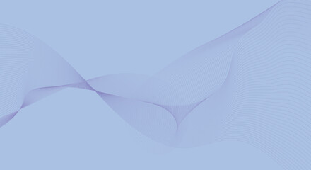 Abstract wave element for design. Digital frequency track equalizer. Stylized line art background. Horizontal banner template.