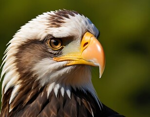 Fototapeta premium American Bald Eagle and American Flag, Independence Day, Freedom, National Treasure