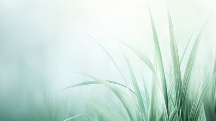 Naklejka premium A field of grass with a light green background
