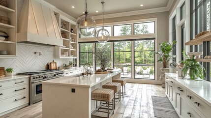 Bright and Airy Minimalist Kitchen Design