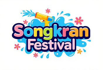 Obraz premium Amazing Happy Songkran Thailand festival, banners vector design background, illustration.