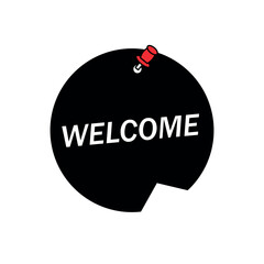 welcome illustration vector
