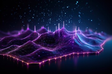 Futuristic abstact technology style background