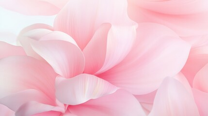 Naklejka premium A close up of a pink flower with a soft, delicate appearance
