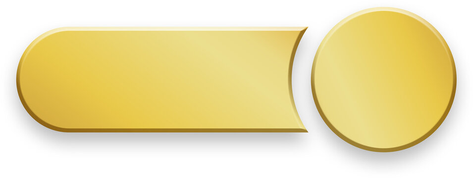Gradient Golden Rectangle Button