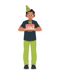 cartoon teen birthday cake