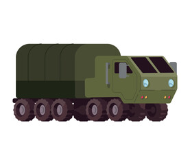 Obraz premium military tactical truck vehicle
