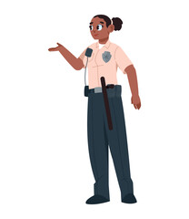 prison guard woman character