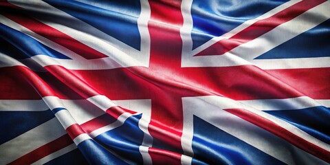 Immersive Union Jack panorama: a breathtaking generative AI British flag wallpaper.