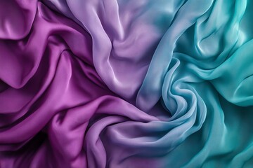 Obraz premium Abstract ombre silk fabric texture background.