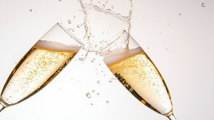 Sparkling Champagne Toast  Celebration  Bubbles  Drinks  Festive