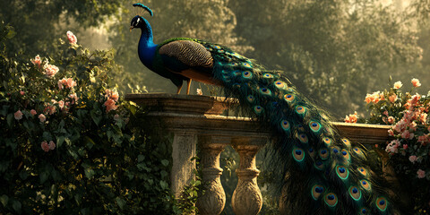 Peacock in a Garden, Majestic Peacock Beauty
Vibrant Garden Peacock
Graceful Peacock Scene
Peacock in Nature's Glory
Stunning Peacock Colors
Elegant Peacock Portrait