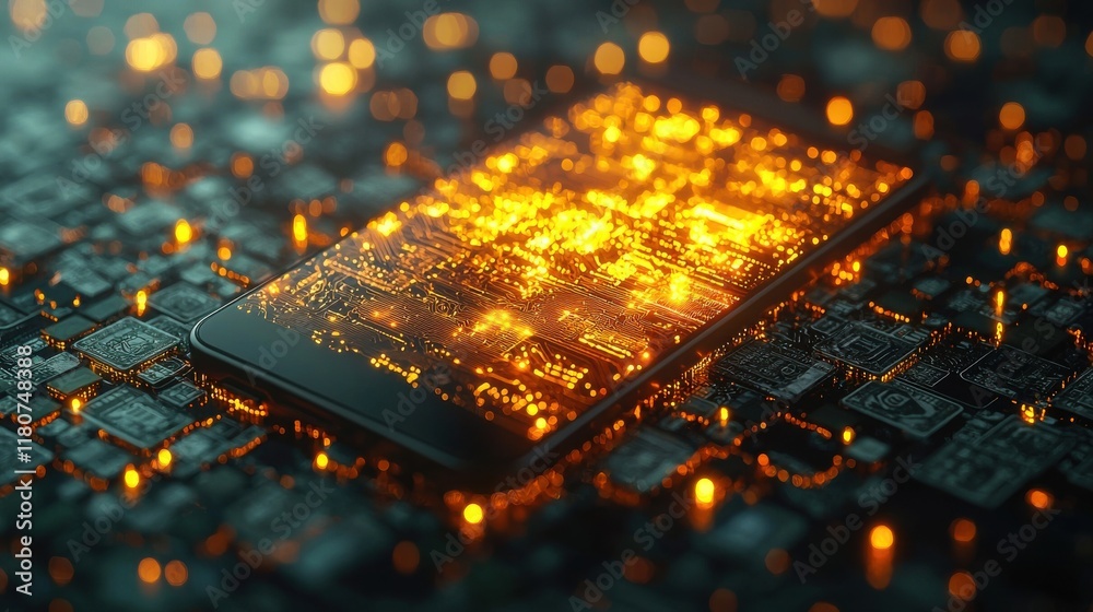 Poster illuminating digital wallet experience virtual space high fidelity render futuristic environment clo