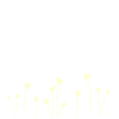 Daisy flowers png abstract elements 