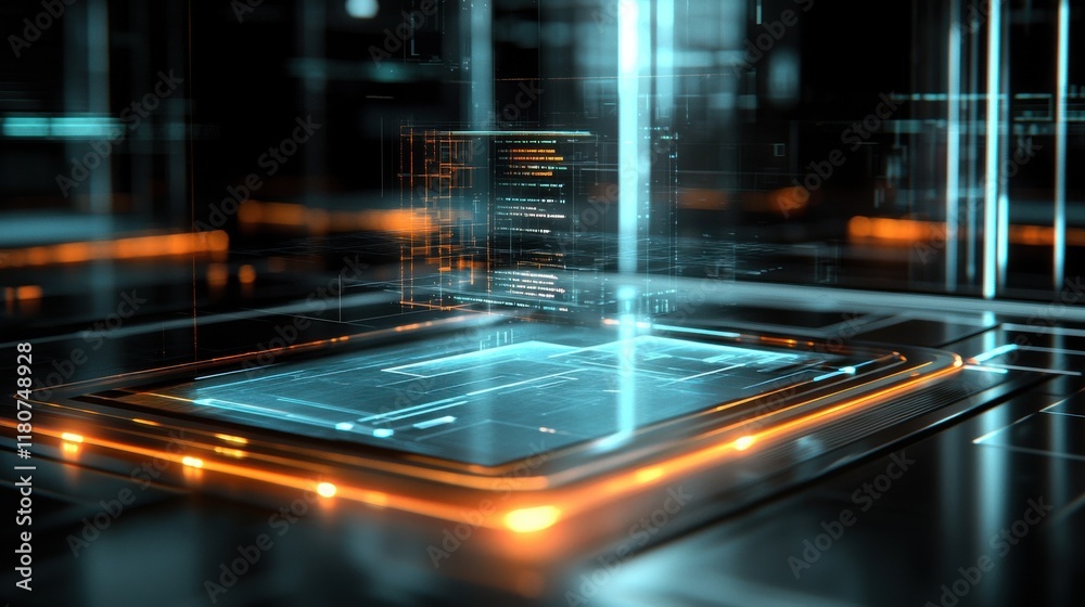 Poster Executing secure online transactions with holographic high fidelity in a futuristic digital environment