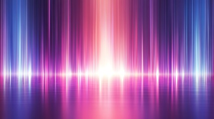 Abstract Pink Purple Blue Neon Light Reflections