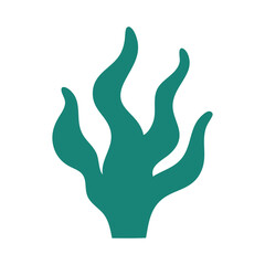 Abstract Organic Sea Shape