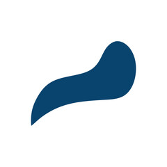 Abstract Organic Sea Shape