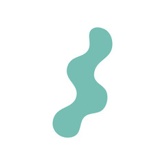 Abstract Organic Sea Shape
