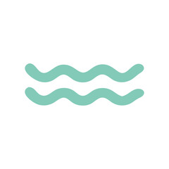 Abstract Organic Sea Shape