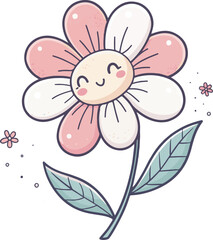 Meadow plants, leaves, leaf and flowers. All over print. Botanical collage in modern flat style. Floral silhouettes. black and white print. Floral drawings collection.