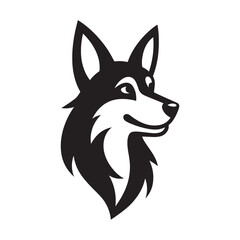 vector illustration of dog