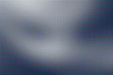 Abstract Halftone Grainy Gradient Background Texture in Blue and White Poster Banner