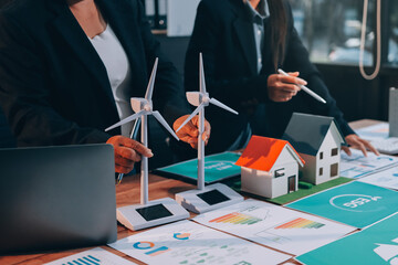 Carbon offset price report CO2 emission. Future growth Net zero waste in ESG ethical SME office...