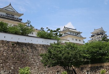 A Japanese castle : Fukuyama-joe Castle in Hiroshima Prefecture	