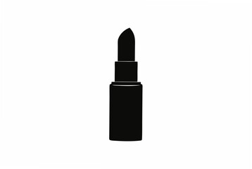 lipstick  silhouette vector illustration